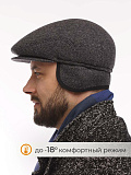 Кепка реглан из пальтовой ткани
