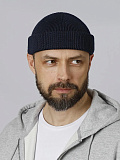 Шапка вязаная синяя