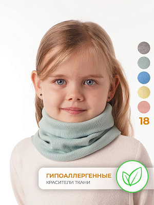 Снуд трикотажный бирюзовый