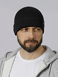 Шапка вязаная чёрная