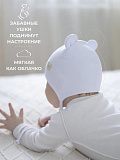 Шапка трикотажная белая