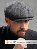 Восьмиклинка с ушками, из пальтовой ткани