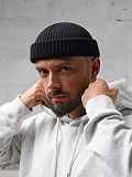Шапка вязаная чёрная